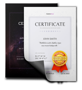 star certificate template