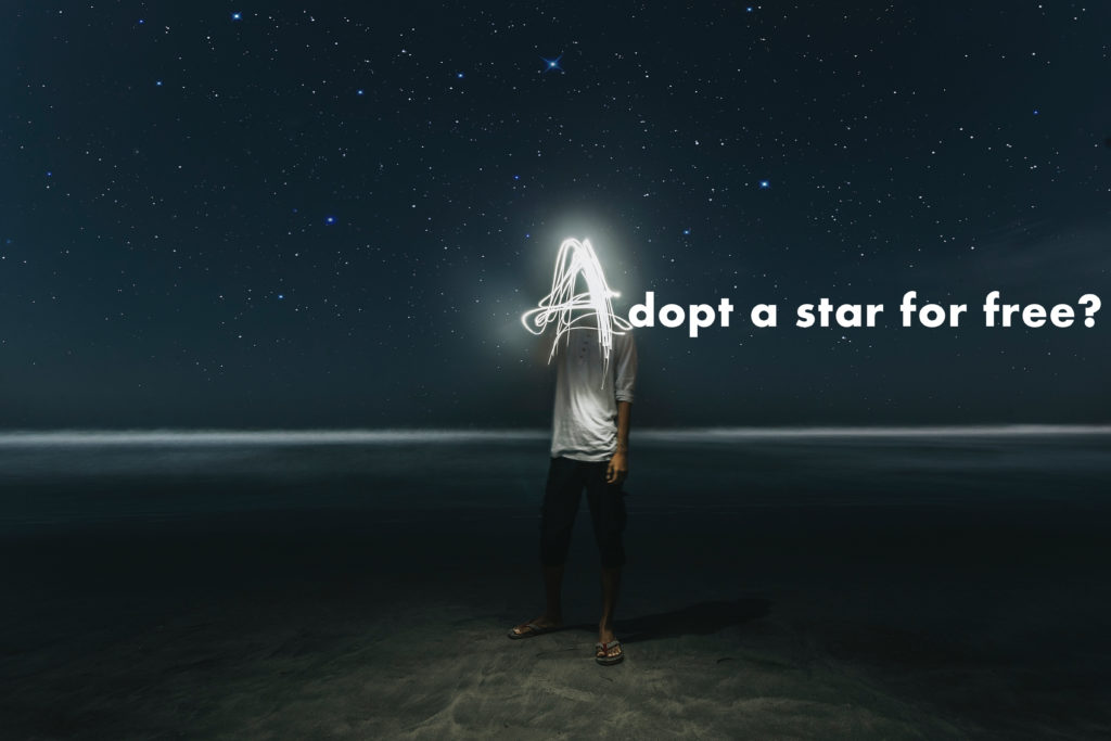 Name a star for free - It is worth it!